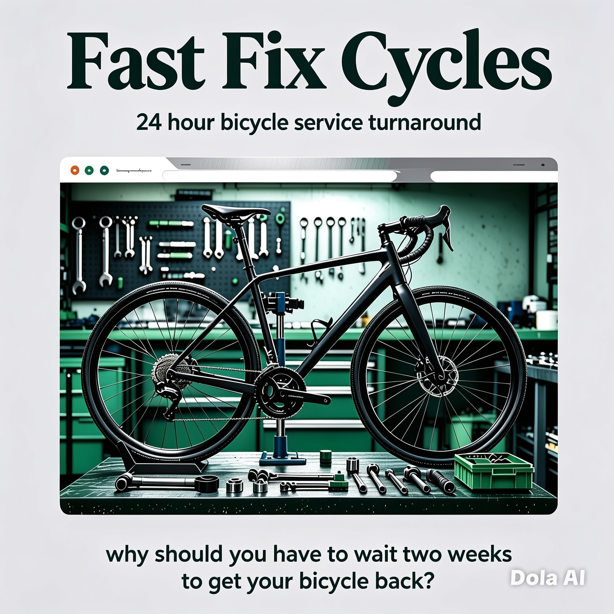24 hour turnaround on service work and repairs