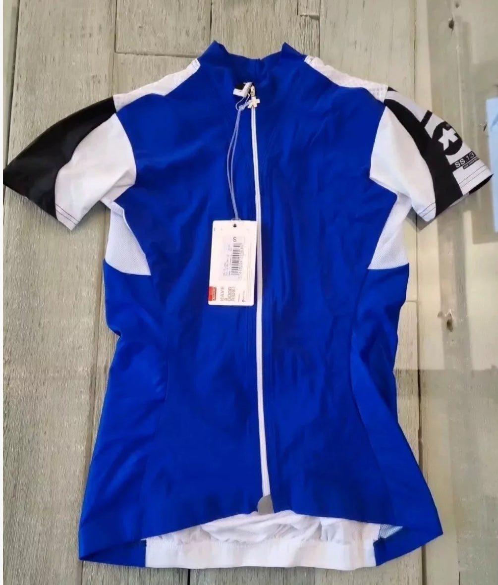 Assos SS13 Blue and white size 8