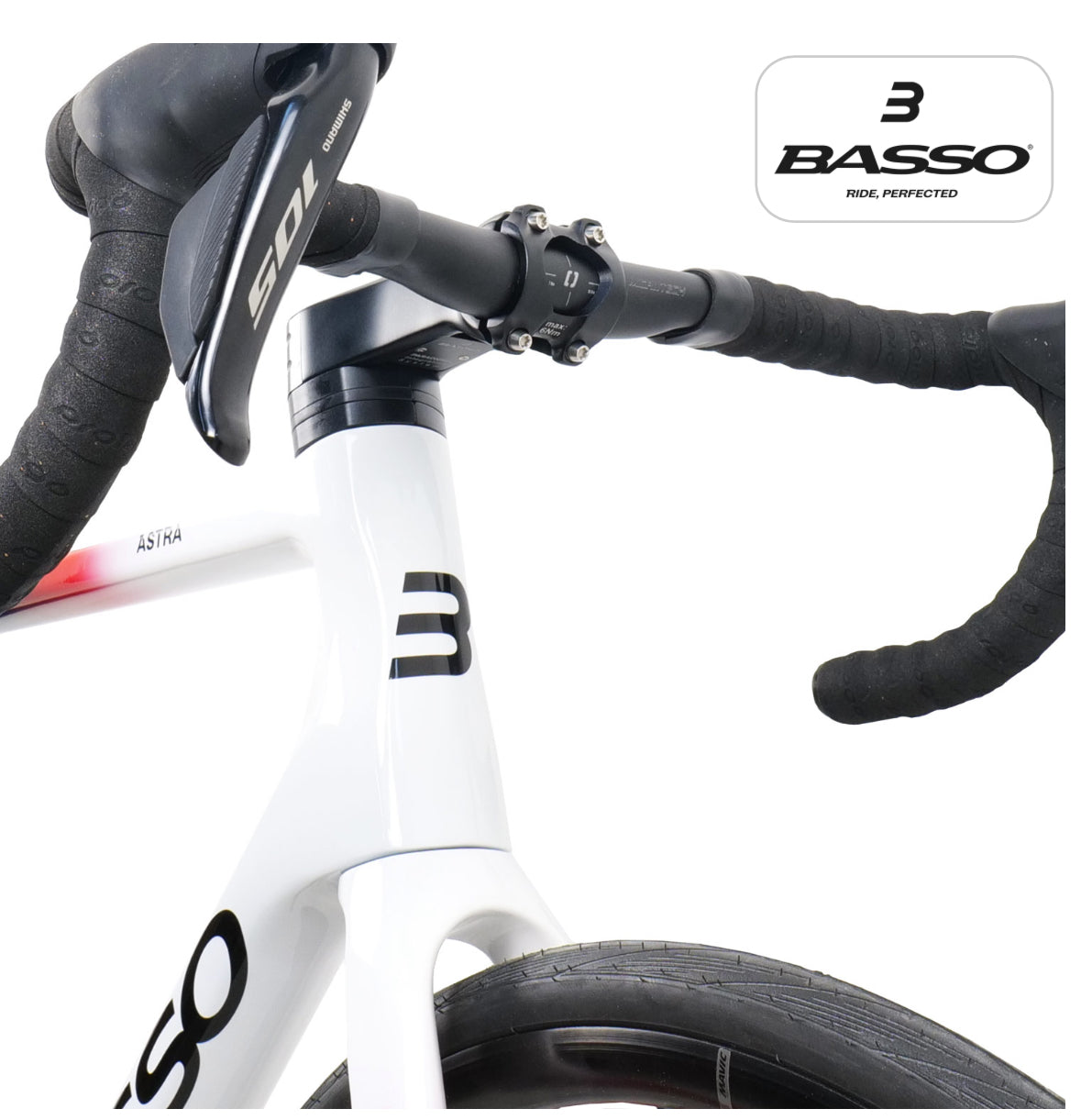 Basso Astra 105 DI2 Cosmic S Chroma White Bike