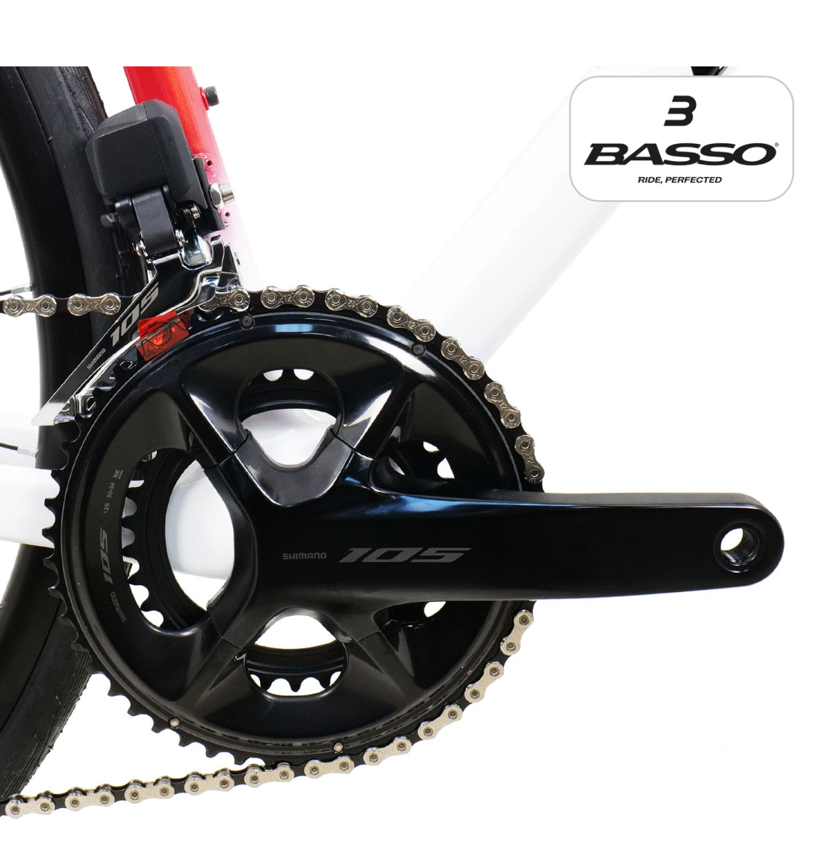 Basso Astra 105 DI2 Cosmic S Chroma White Bike
